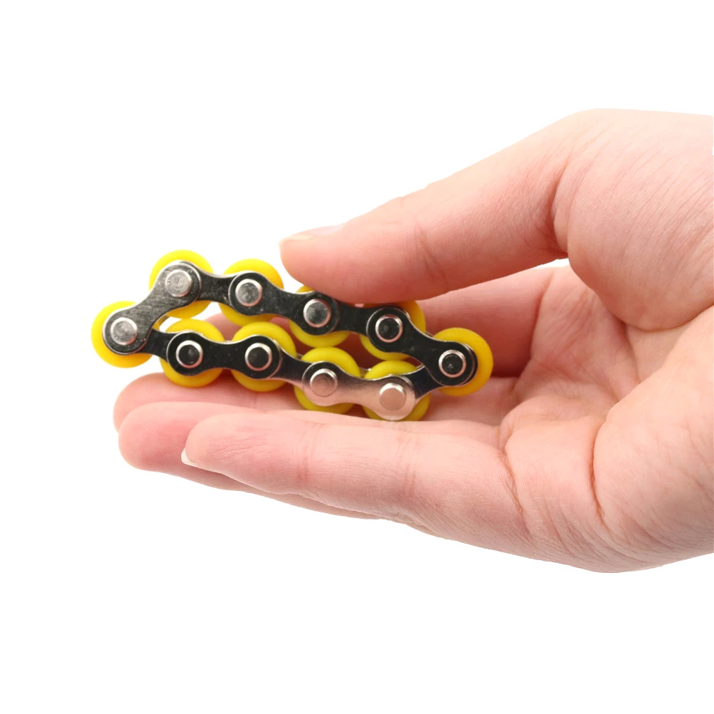 Спиннер браслет для аутизма и СДВГ Чейни Игрушка антистресс игрушка для детей/взрослых/студентов велосипедная цепь