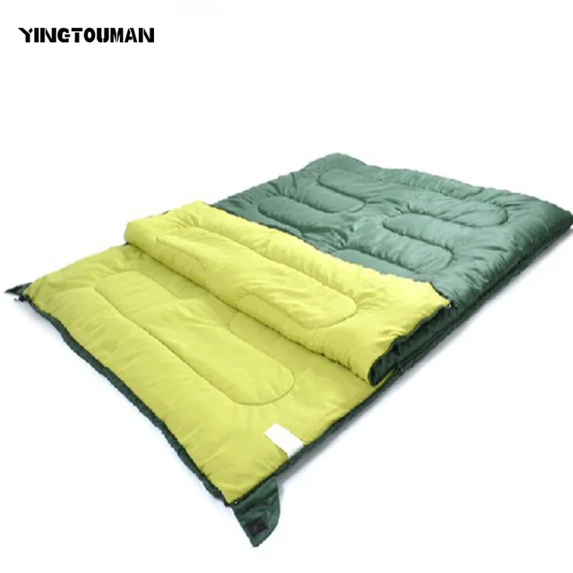 Yingtouma Outdoor 2 Person Sleeping Bag Hiking Camping Envelope Yingtouma Outdoor 2 Person Sleeping Bag Hiking Camping Envelope Cotton