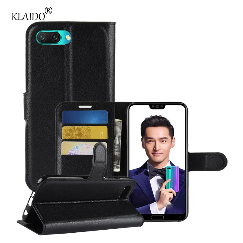 Чехол для телефона huawei Honor 10 крышка бумажник PU кожаная сумка кожи KLAIDO Роскошные