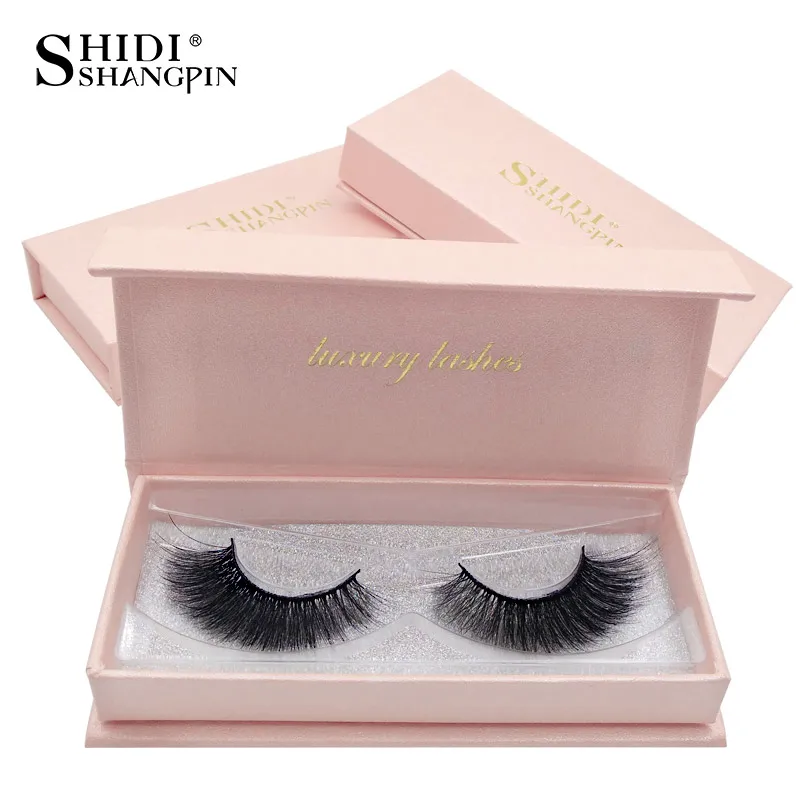 SHIDISHANGPIN 1 Pair mink eyelashes natural long 3d lashes box false hand made lash eyelash extension | Красота и здоровье