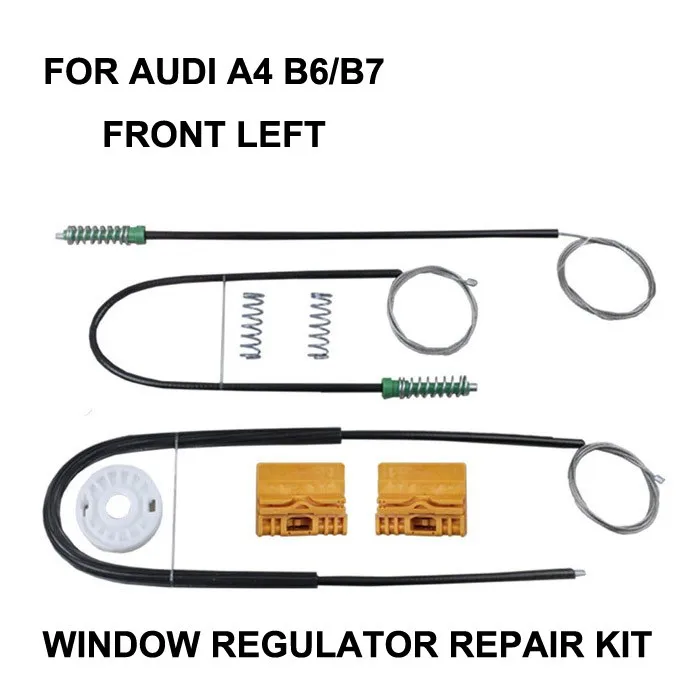 Для AUDI A4 B6/B7ECTRIC стеклоподъемник Ремонтный комплект передний правый OE#8E0837461/462,2000-2008