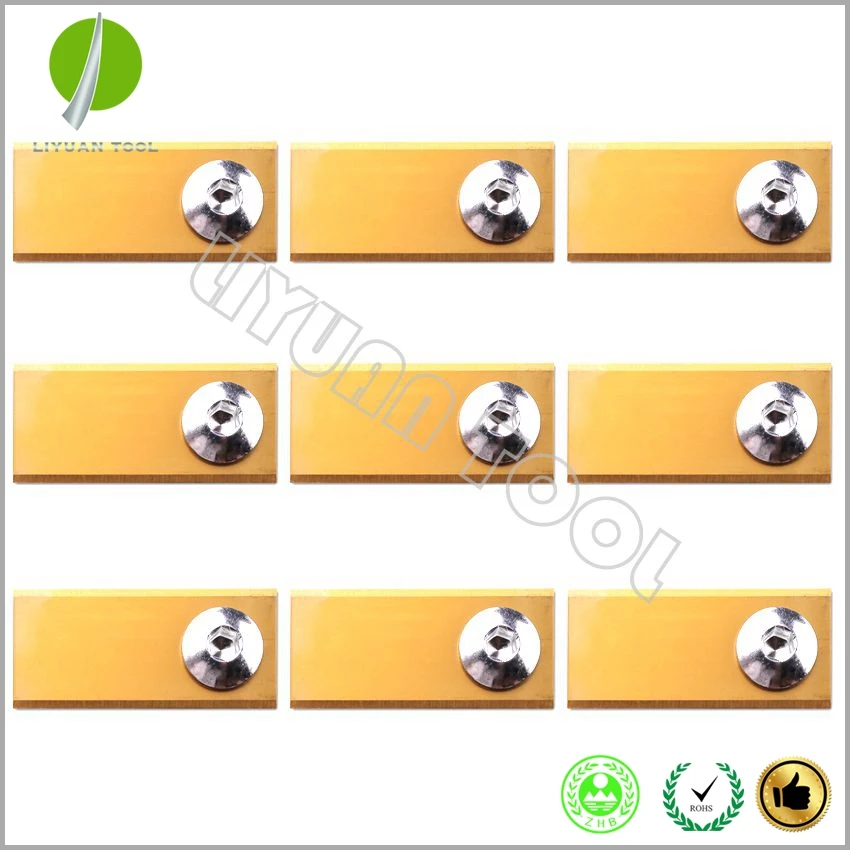 

9X Titanium Golden Robotic Mower Replacement Blade for Honda Miimo Lawnmower