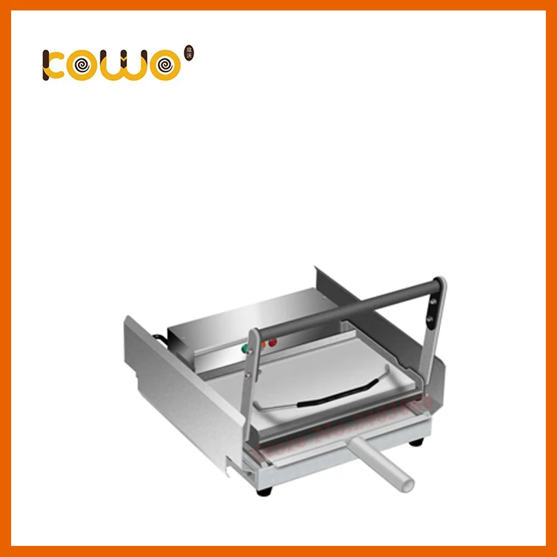 

Heavy duty industrial stainless steel kitchen appliance automatic electric hamburger bun toaster making machine