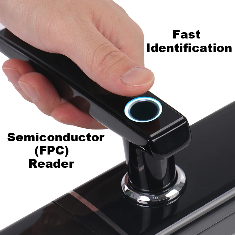  RAYKUBE FPC Fingerprint Smart Door Lock Intelligent Electronic Lock Fingerprint Verification With P - 32969043380