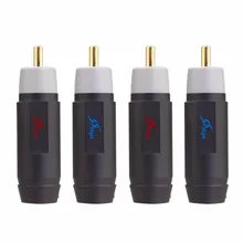 MPS-8G RCA разъем RCA сигнальный разъем для CD DVD усилители домашние ЦАП Новый позолоченный медь 2 пары (2 синий и 2red)