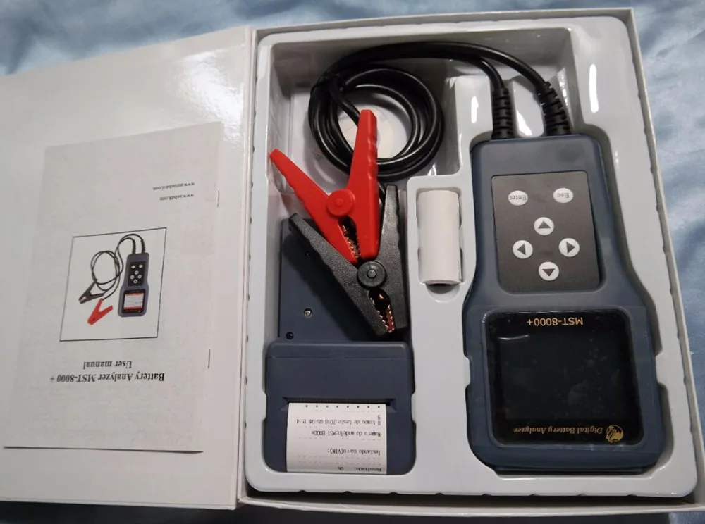 Авто Батарея анализатор MST 8000 + цифровой транспортный Тестер 12V и 24V|Тестеры