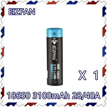 

4pcs EIZFAN 18650 3100mAh 40A EFAN E Cigarette rechargeable Battery for SMOK Alien Joyetech Eleaf Tesla Invader 3 WYE Punk