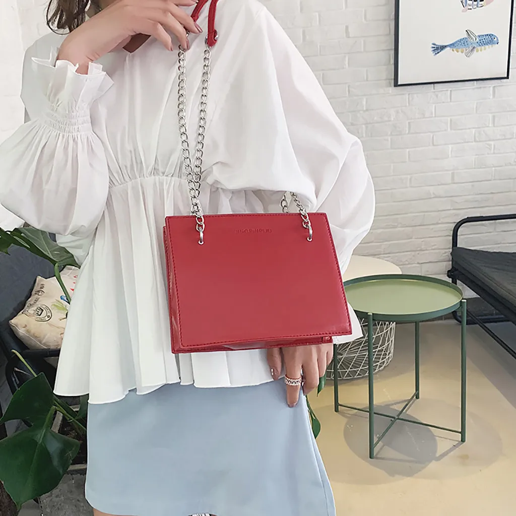 

Women leather Scarf Wild Messenger Bag Fashion Shoulder Small candy color Square Bags ladies luxury design yellow crossbody bag