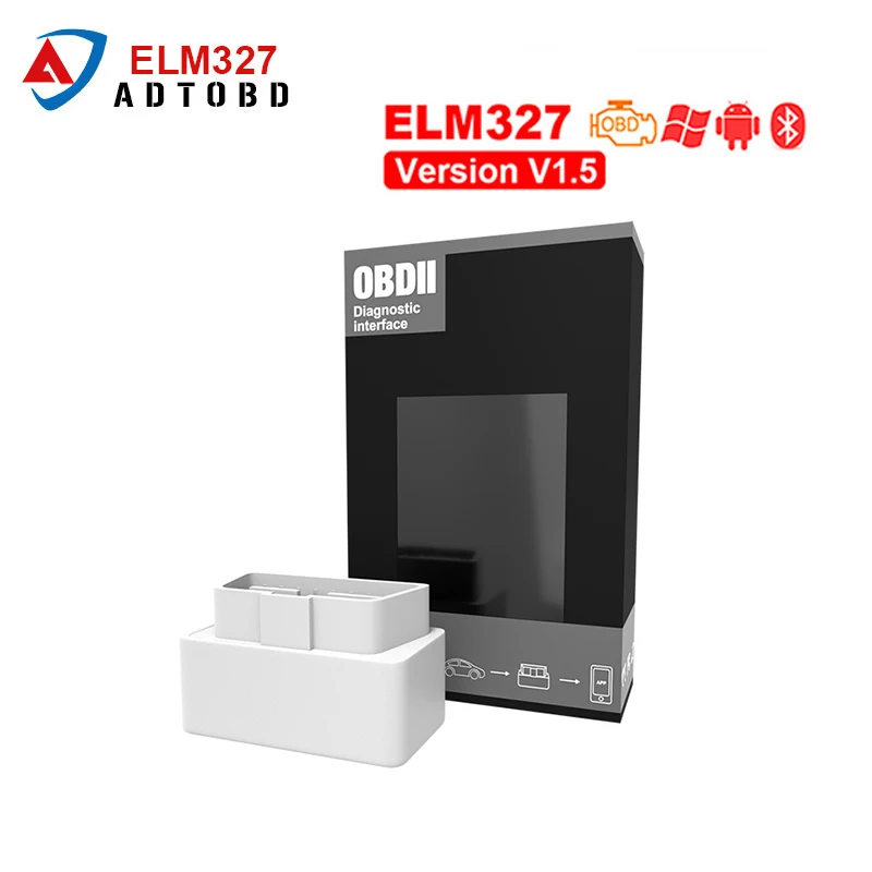 V1.5/V2.1 Супер Мини ELM327 Bluetooth ELM 327 версия 1,5/2,1 OBD2/OBDII для Android Крутящий момент автомобиля код сканер