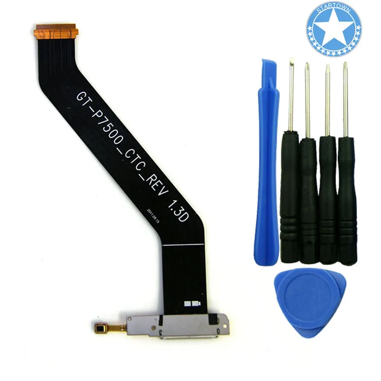 

For Samsung P7500 Galaxy Tab 10.1 3G Charging Port Dock USB Connector Flex Cable Replacement with Tools