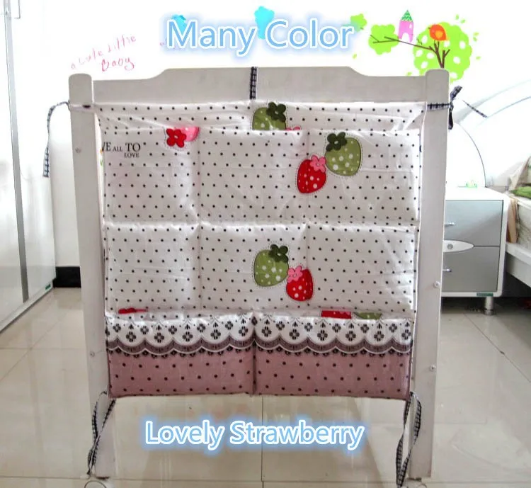 Conjunto de Cama do Bebê Berço para Bebês dos Desenhos Animados Armazenamento Pendurado Bolsas Elefante Bolsa 62*52cm 5 High Quality Mamãe e Bebê