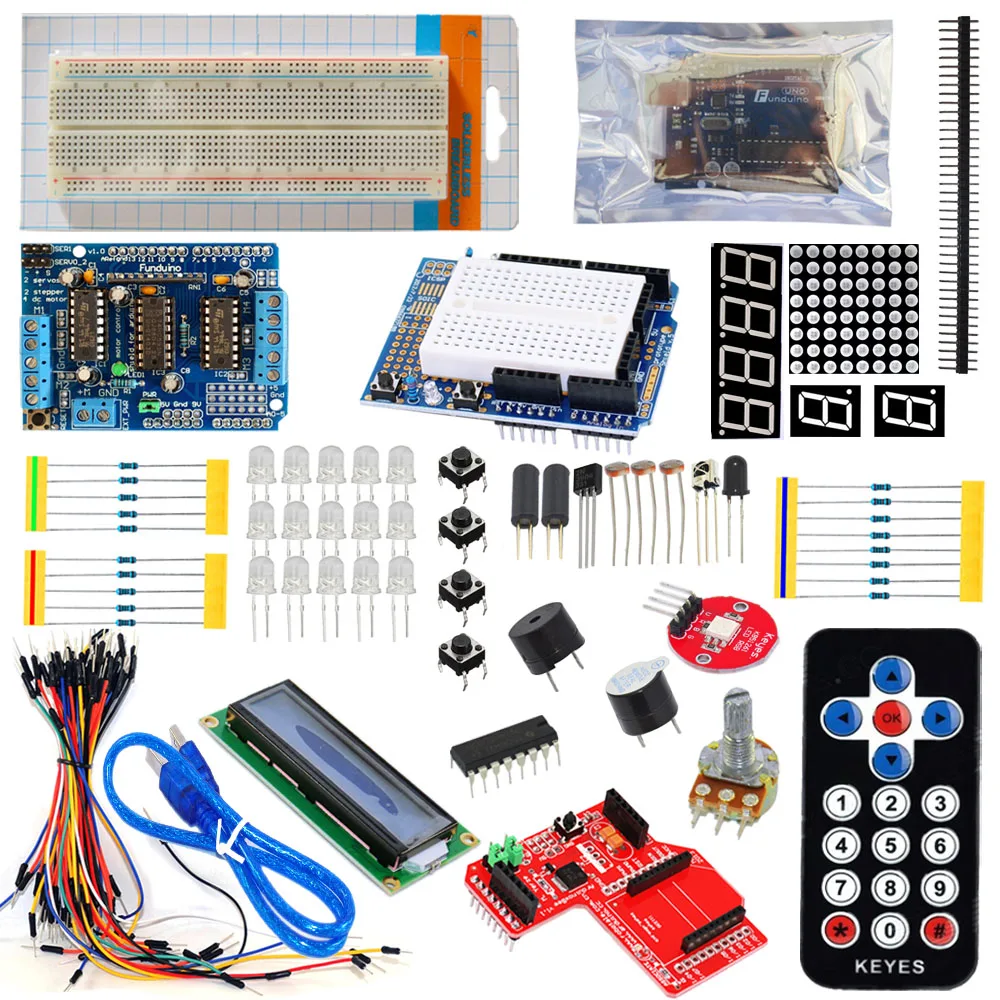 

KEYES UNO R3 L293D Motor Drive XBee Zigbee Shield RF Learning Tools Kit for Arduino diy electronic starter kit