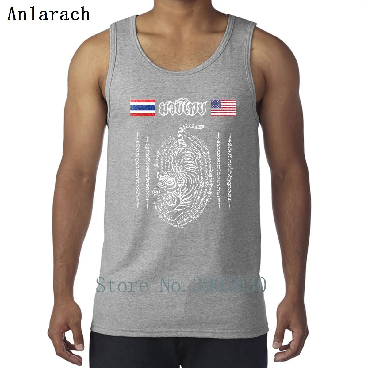 Muay Thai America To Thailand жилеты с тигром летняя Милая лучшая одежда топы на бретелях для