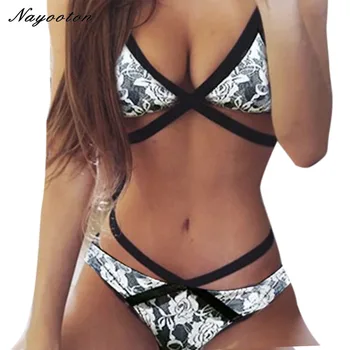 

Push up bikini swimwear 2019 Lace white bikini push up biquini sexy brazilian bikinis set high cut bathing suits swimming suit