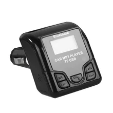 QSS-50 Universal Bluetooth Handsfree Wireless Car MP3 Audio Player FM Modulator with USB Charger LCD Display Hot Sale