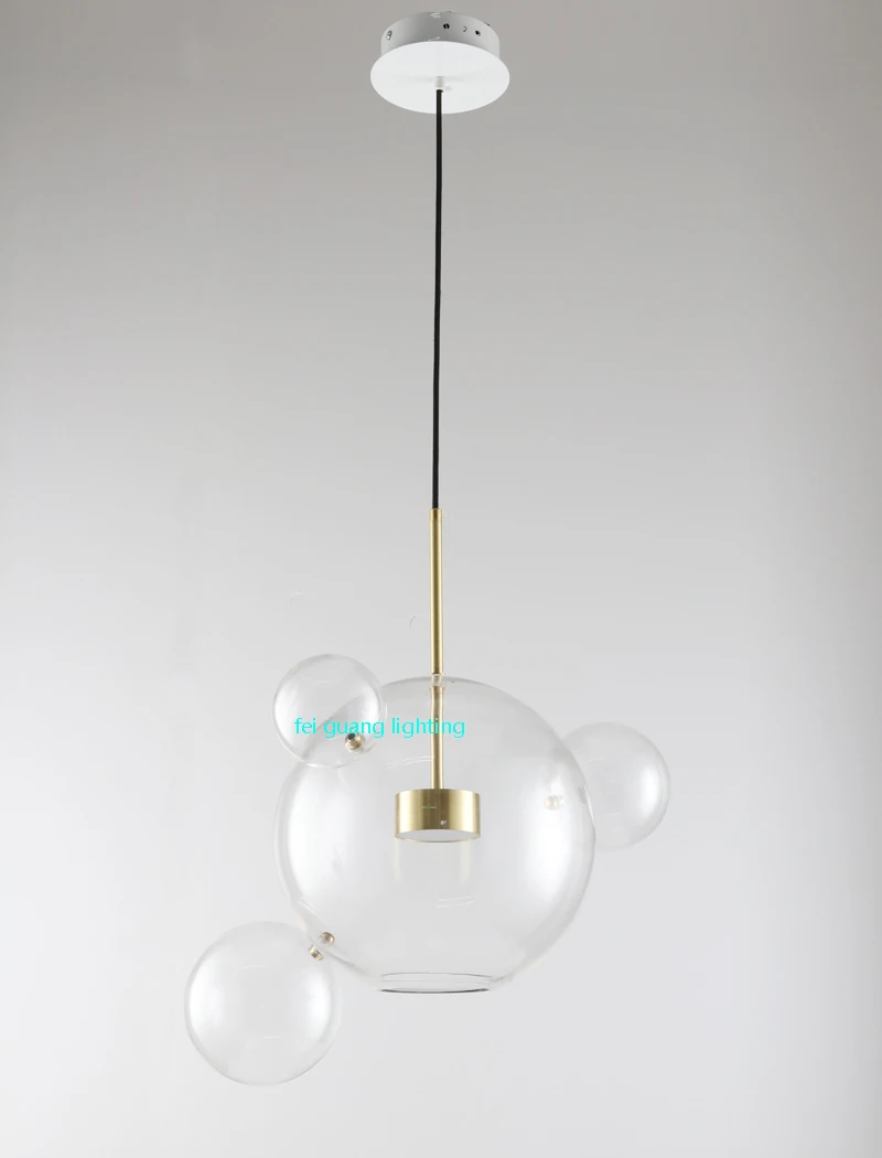 Постмодерн минималистичный молекулярный скандинавский подвесной светильник Итальянский дизайнер креативный стеклянный шар Ресторан подвесные лампы