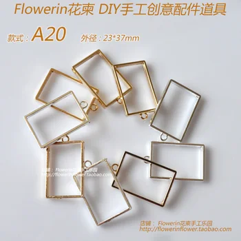 

Flower Invitation A20-Japanese pop DIY accessories glue bottom frame manual hollow dried empty box 2017 arrival