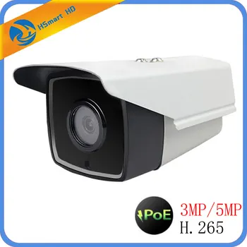 

POE 5MP IP H.265 Network P2P Onvif CCTV Outdoor Security 4IR Night Vision Waterproof Bullet 3MP IP Camera For 48V POE NVR System