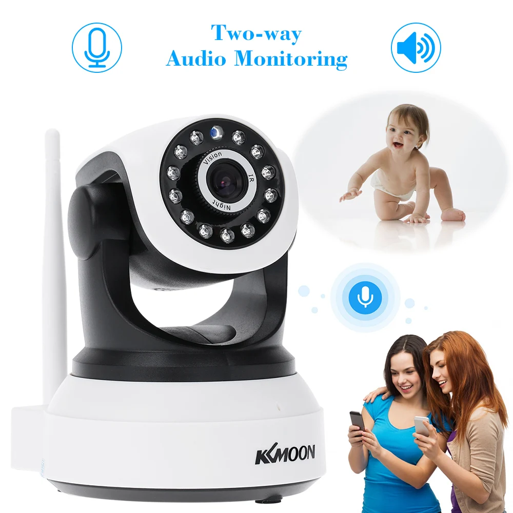 Беспроводная HD ip камера KKmoon 720P инфракрасная ночного видения P2P Onvif записывающая