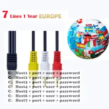 Special Price 2020 Stable Europe HD cccams 7 line for SPAIN Satellite ccams Receiver Guarantee Special Price 2020 Stable Europe HD cccams 7 line for SPAIN Satellite ccams Receiver Guarantee
