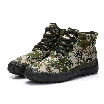 

Nice Mens Breathable Canvas Shoes Outdoor Camouflage Military High Top Sneakers Men Casual Shoes Spring Autumn Camo Flats O1183