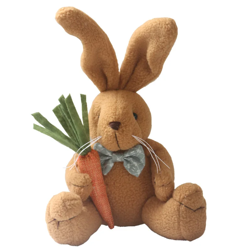 27 см кролик игрушка Кролик плюшевая кукла милые животные кукла Пасхальный подарок Кролик, плюшевая кукла игрушки для детей kawaii Кролик игрушка прекрасный