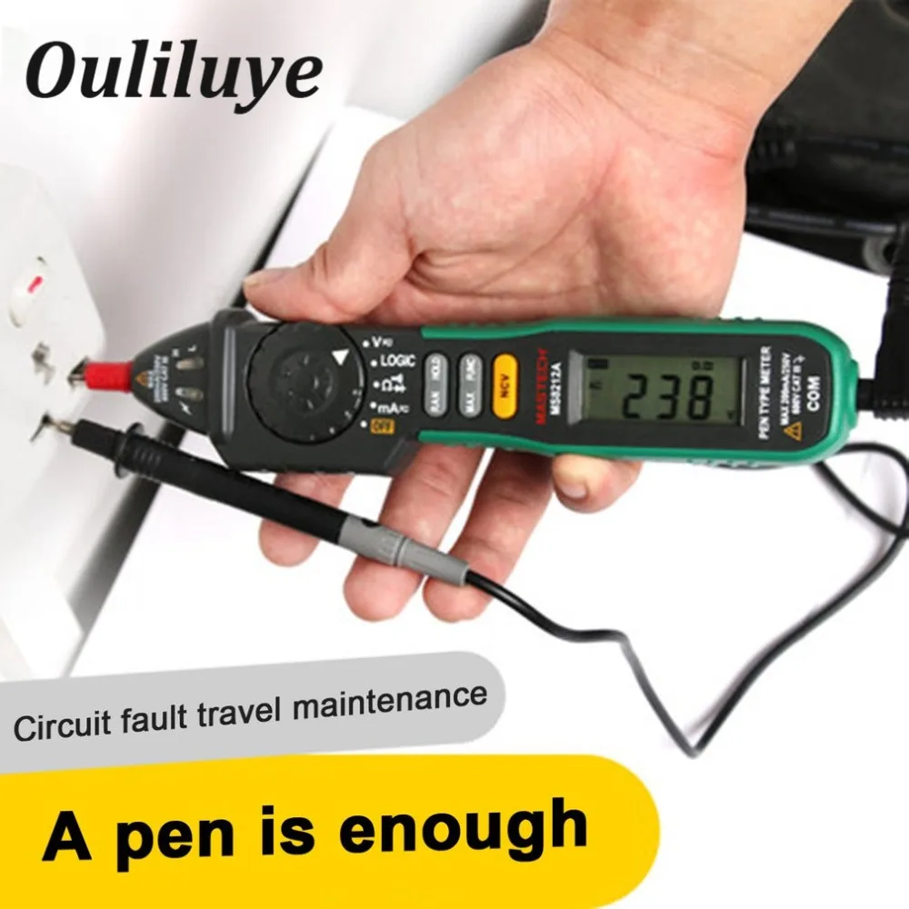 

Digital Multimeter Multimetro Non-Contact DC AC Voltage Current Tester Diode Continuity Tester Ammeter Voltmeter Diagnostic-tool