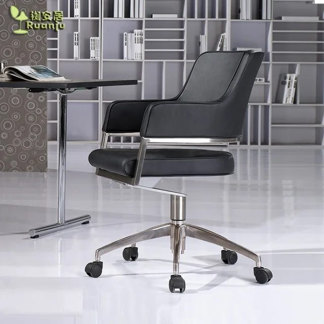 Best Price Swivel Office Chair with Faux Leather Upholstery / Sturdy Design 18kg with Aluminum Feet / Versatile Task Chair Best Price Swivel Office Chair with Faux Leather Upholstery / Sturdy Design 18kg with Aluminum Feet / Versatile Task Chair