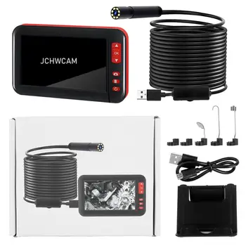 

1920*1080 Endoscope Camera 4.3 Inch Display Led Light 2M 5M 10M Hard Wire Endoscope Inspection Camera Borescope