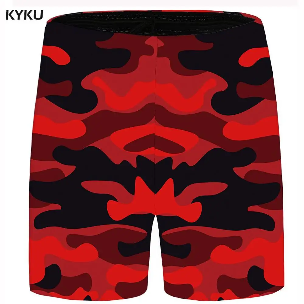 Бренд KYKU, радужные короткие мужские Разноцветные пляжные шорты, летние клетчатые красивые повседневные шорты Карго, крутые мужские шорты с аниме, новинка - Цвет: Mens Shorts 18