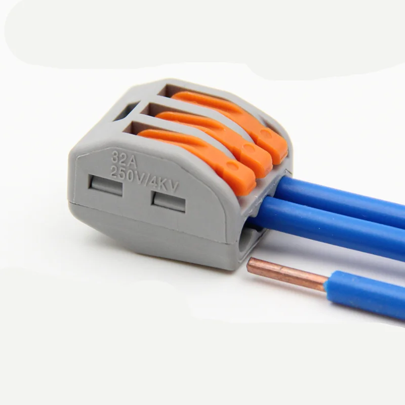 5pcs 3 hole universal wire connector terminal block splitter automotive connectors terminal