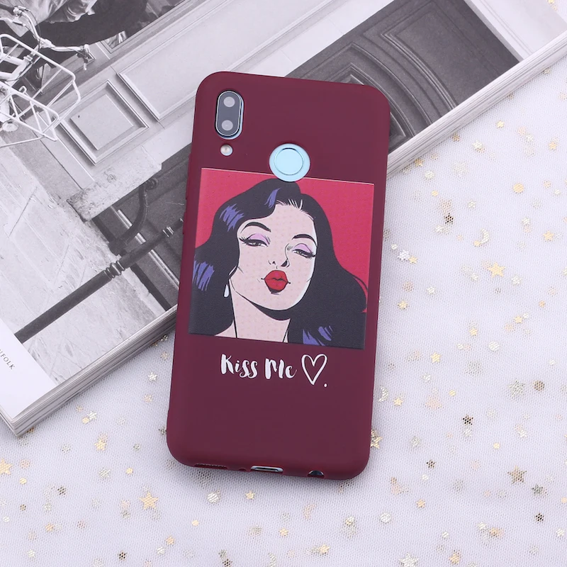 Для Huawei Honor Mate 10 20 Nova P20 P30 P Smart книги комиксов девушка мультфильм конфеты