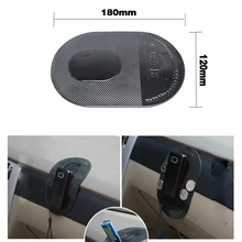 Ciliken 1 шт. ПВХ с липучкой для машины приборной панели нескользящий коврик для телефона gps полка для монет pods Высокое Качество Противоскользящая подставка аксессуары 18*12 см