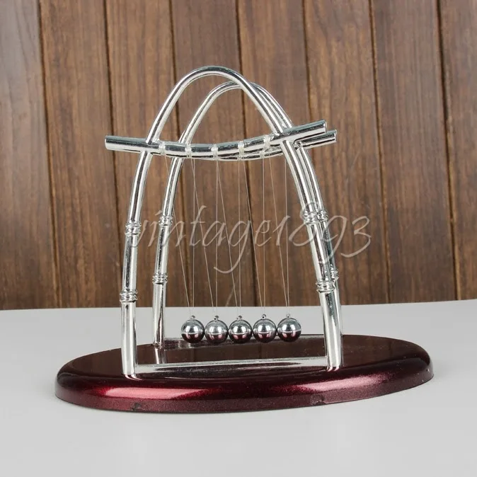 Desk Accessories Newton Cradle Balance Hit Balls Physics Science