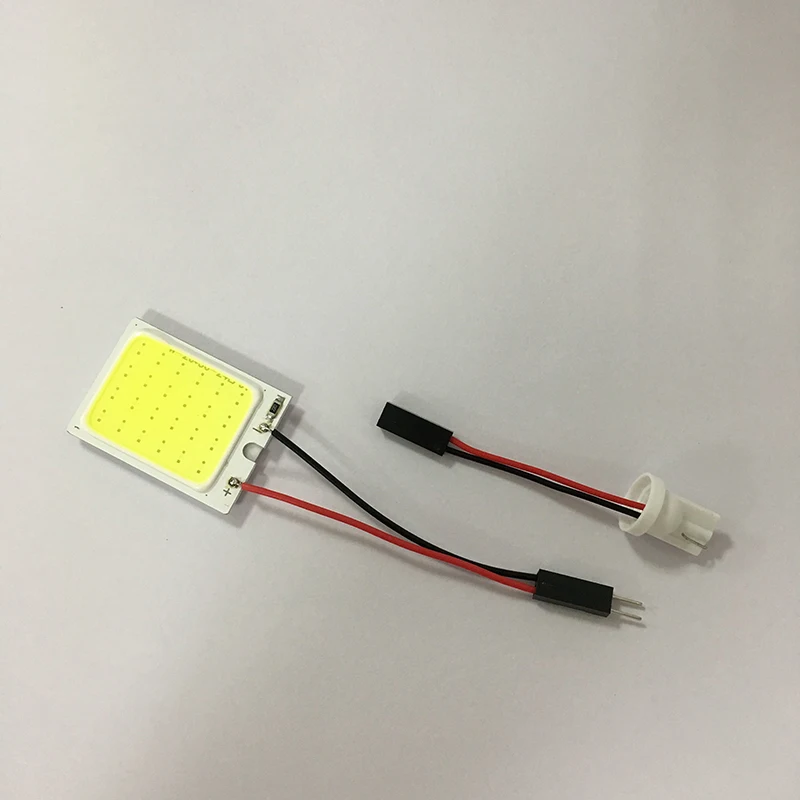 10pcs T10 W5W Led BA9S C5W C10W Festoon 31mm 36mm 39mm 42mm 3 Adapters COB LED Reading Panel Lights Car Interior Dome Light Lamp (4)