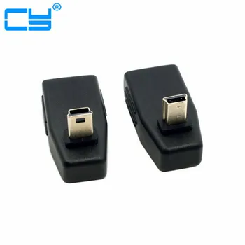 

Free shipping 2pcs 90 Degree Up & Down Right Angled Mini USB Type B to USB Female OTG Adapter for Tablet & Cell Phone Adaptor