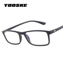 YOOSKE анти-Blu-ray очки для чтения для мужчин и женщин TR90 ультралегкие компьютерные ТВ анти-излучения Пресбиопия рецептурные линзы очки