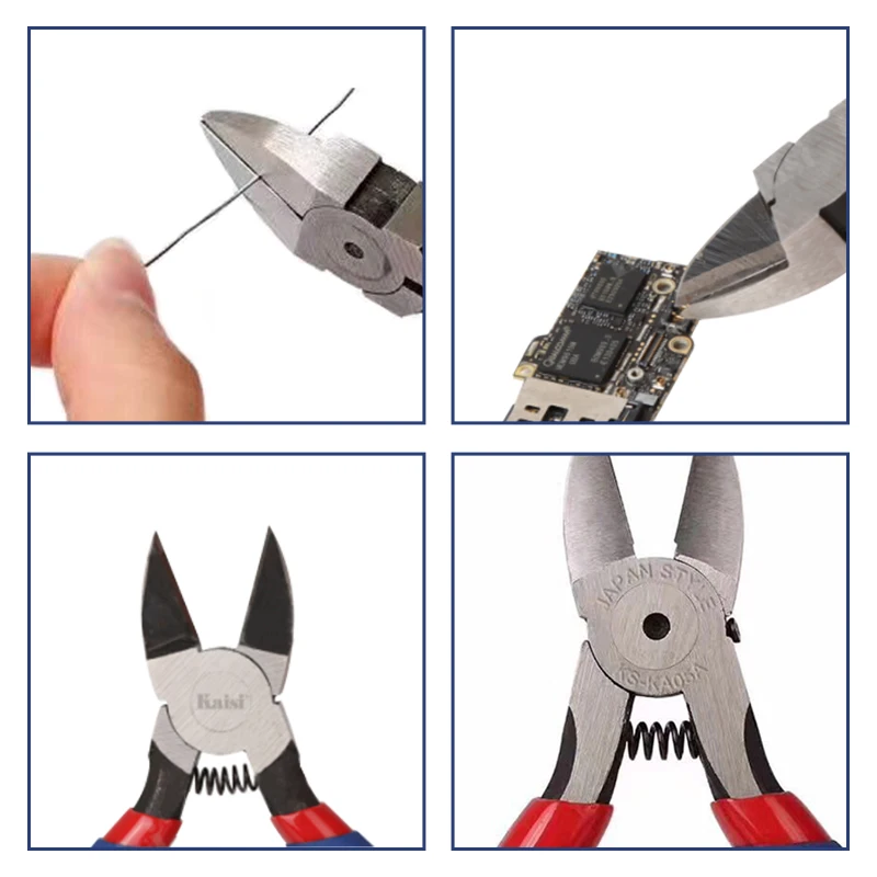 Kaisi KS-KA05/KS-KA05A прецизионные диагональные режущие плоскогубцы электрические кусачки для кабеля ножницы плоскогубцы ручные инструменты