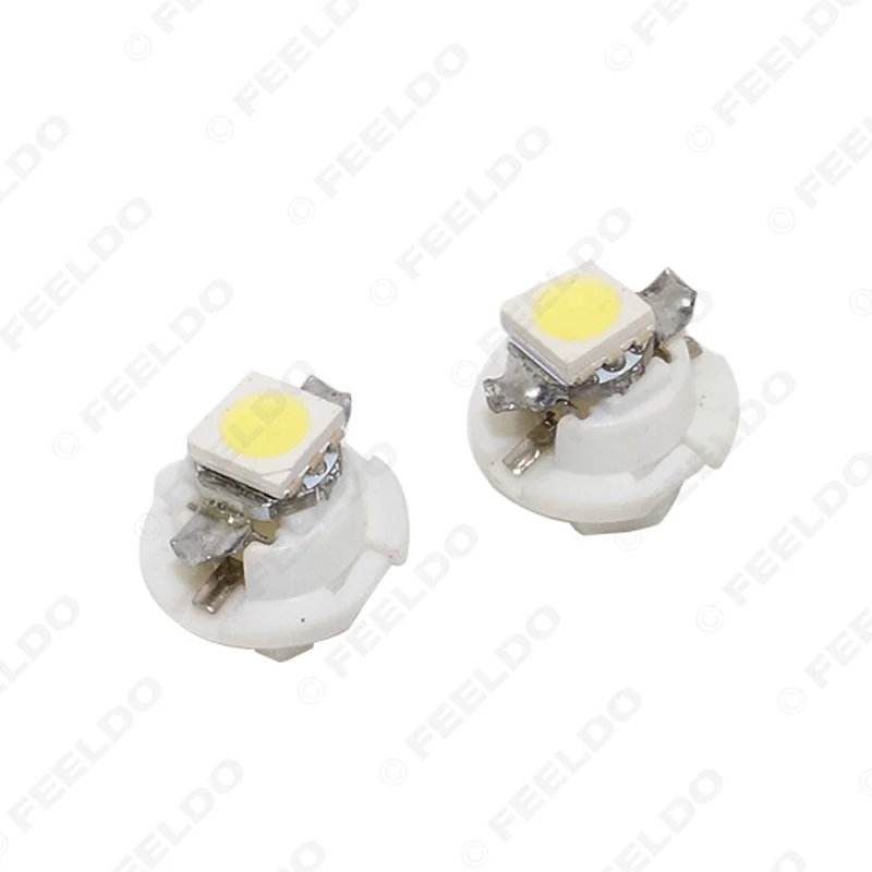 FEELDO Автомобильный светодиодный светильник 2 шт. 7 цветов 12 В B8.4d/BX8.4d 1SMD