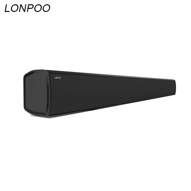 LONPOO Bluetooth динамик 40 Вт ТВ Саундбар беспроводной Саундбар объемный звук система стерео супер бас динамик для ТВ домашнего кинотеатра