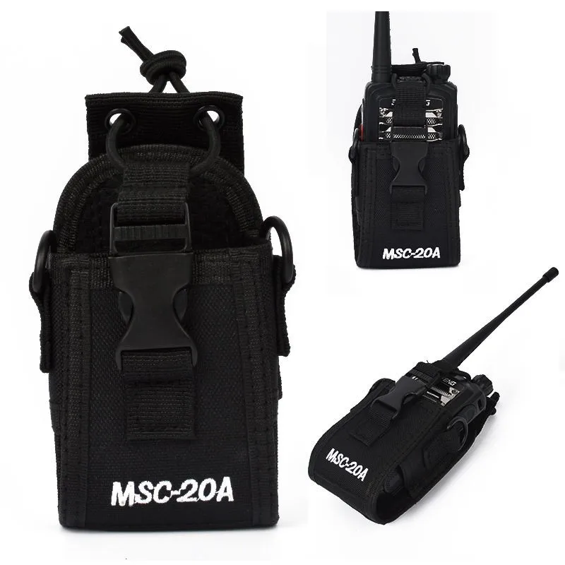 Multi-Functional Portable Radio Case Holder Holster MSC-20A for Kenwood Baofeng Ham Radio Walkie Talkie UV-5R UV-5RE Plus UV-5RA (1)