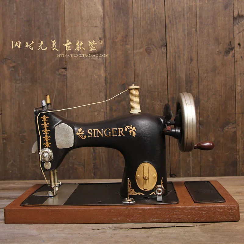 

Antique Imitation 2016 Model Home Decoration Diy Craft New Arrival Sewing Machine Retro The Iron Ornaments Crafts Gift