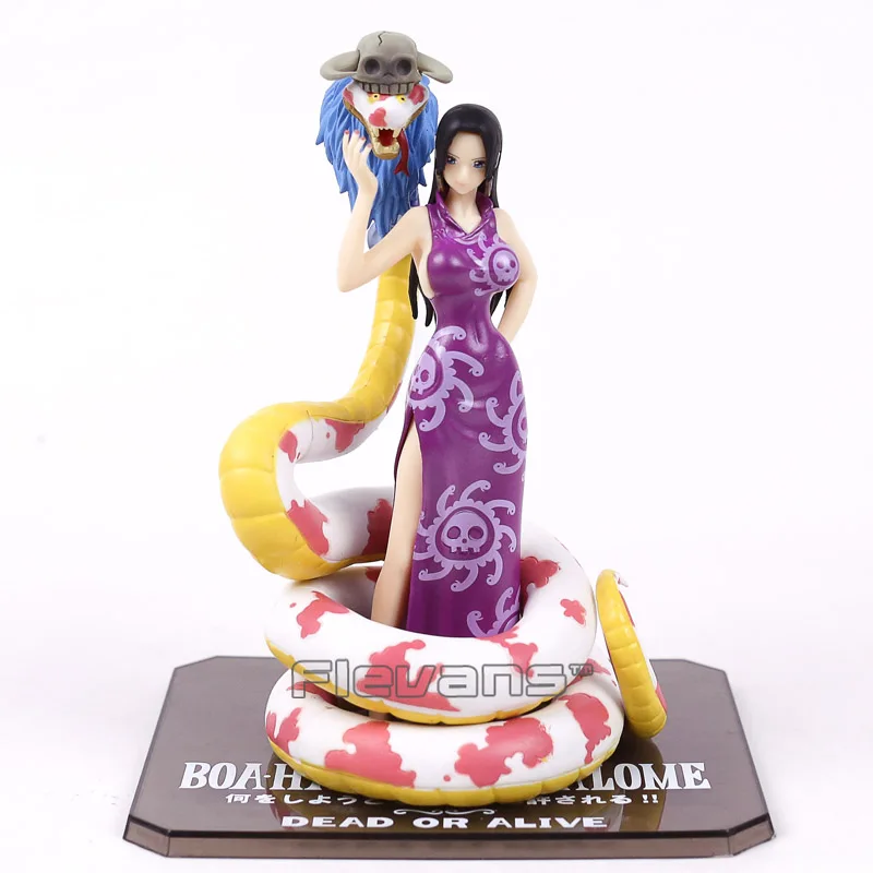 

Anime One Piece Boa Hancock with Snake PVC Figure Collectible Model Toy 18cm