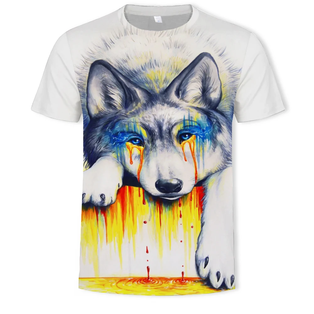 

2019 Newest 3D Print Animal Cool Funny T-Shirt Men Short Sleeve Summer Tops T Shirt Male Fashion T-shirt male4XL