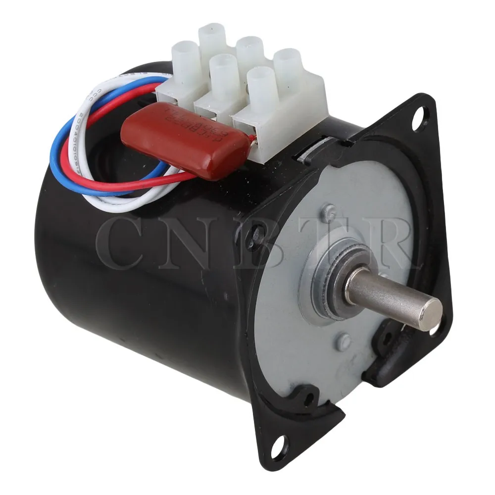 

CNBTR High Torque AC 220V 2.5RPM Gear-Box Electric Synchronous Gear Motor Replacement