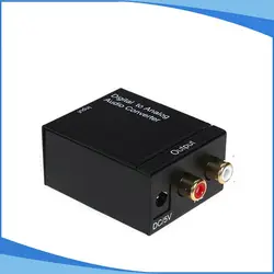 Цифровой оптический коаксиальный Toslink сигнал аналогового аудио конвертер адаптер