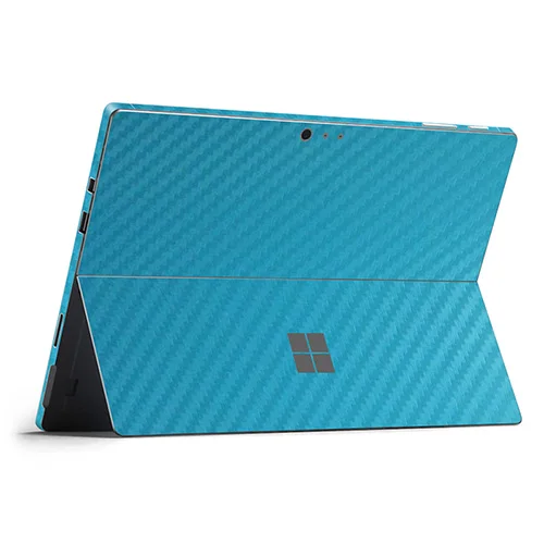 GOOYIYO-для поверхности Go sticker Pro 6 планшет нетбук виниловая наклейка углеродное волокно Surface Pro 4 5 поверхность кожи RT 1 2 наклейка - Цвет: Carbon Fibre Blue