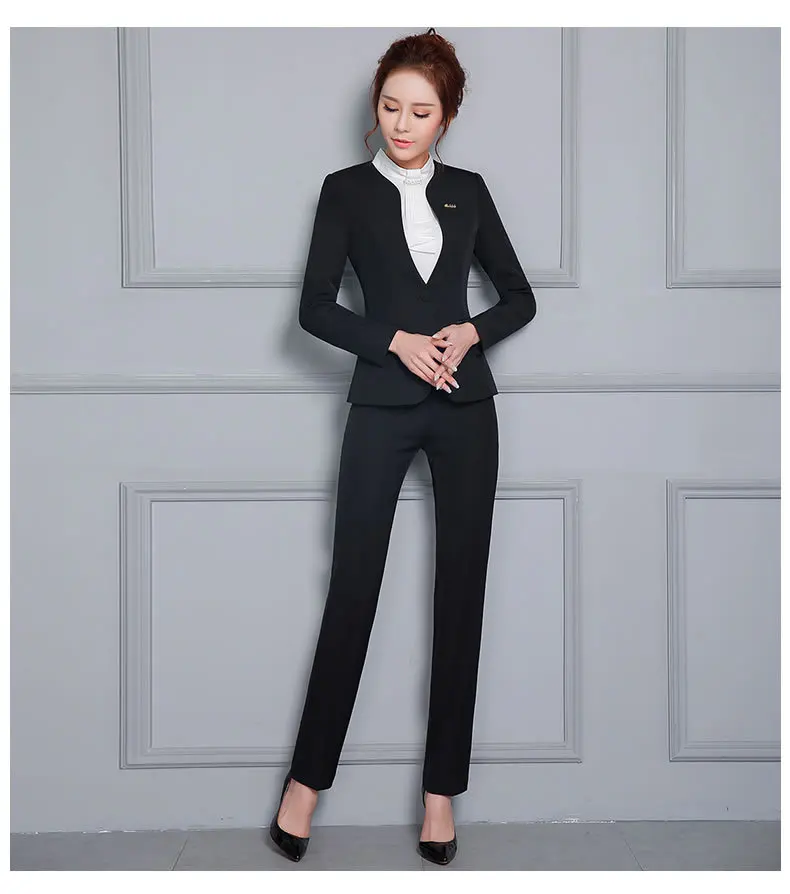 Women Formal Pants 2019 Autumn High Waist Ladies Straight Office Trousers  Work wear Big Clothes S~4XL 5XXXXXL Pantalon Femme - AliExpress