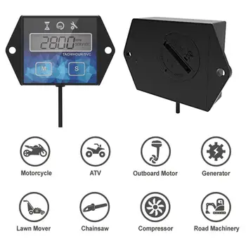 

Tachometer Hour Meter Motorcycle Speed Timer ATV Speed Reset Timers For Small Gasoline Engines