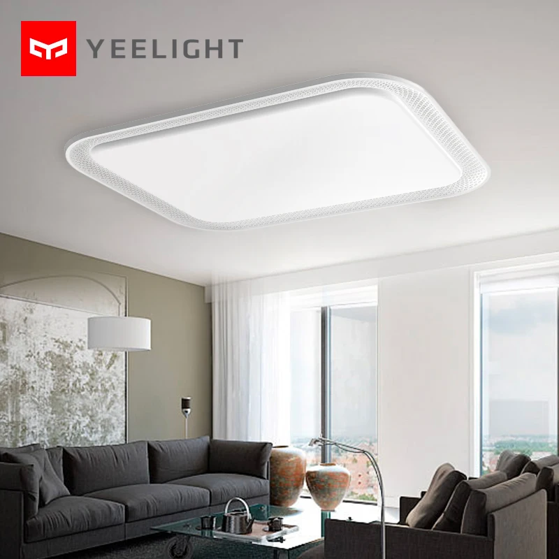 Xiaomi Mi jia YEELIGHT YLXD48YI 34 Вт 560x95,5 мм интеллектуальный светодиодный умный потолочный светильник AC100-240 В для Xiaomi Mi домашнего приложения